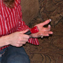 hot milf paints her toenails
